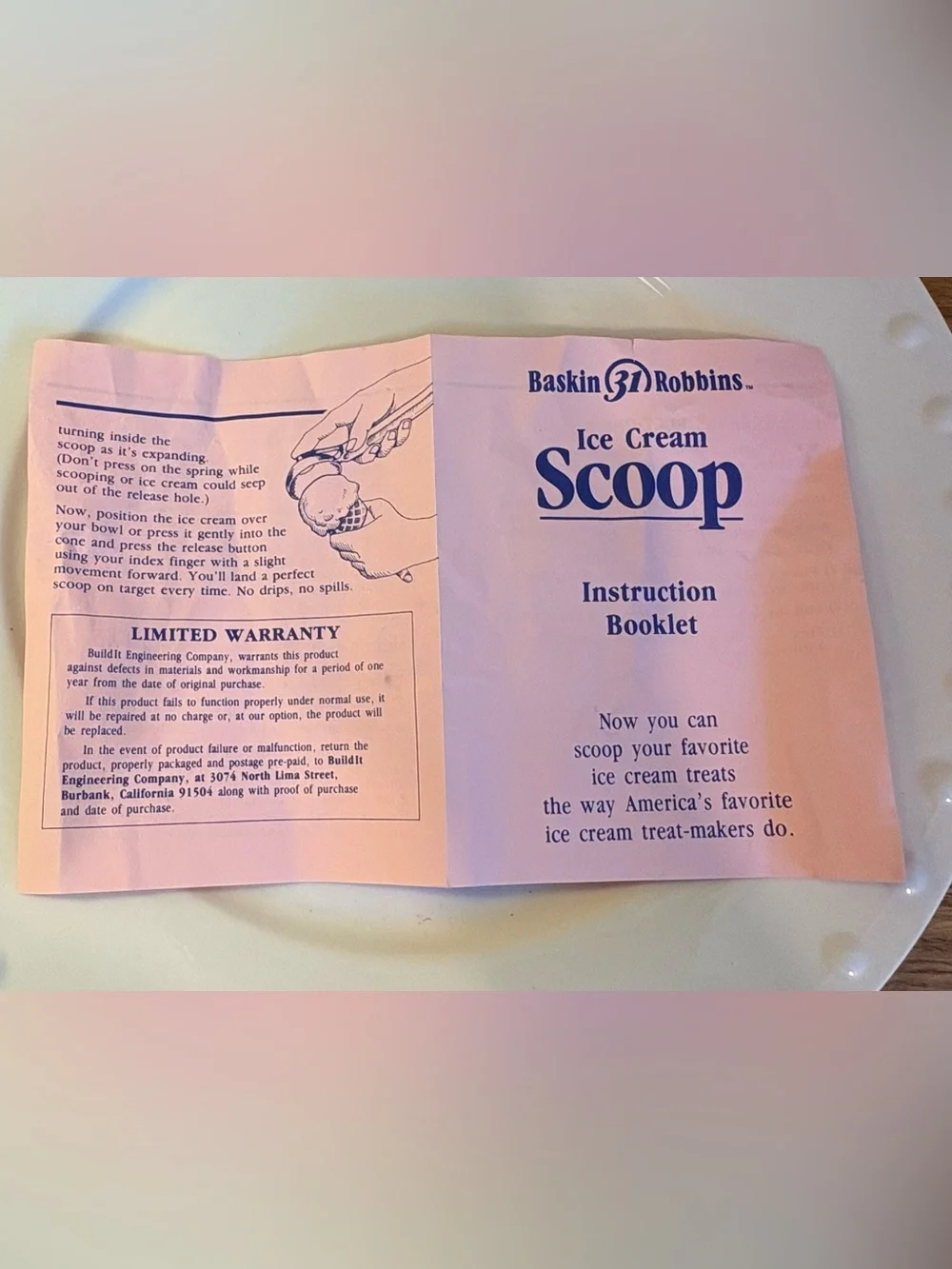 Baskin Robbins Ice Cream Scoop